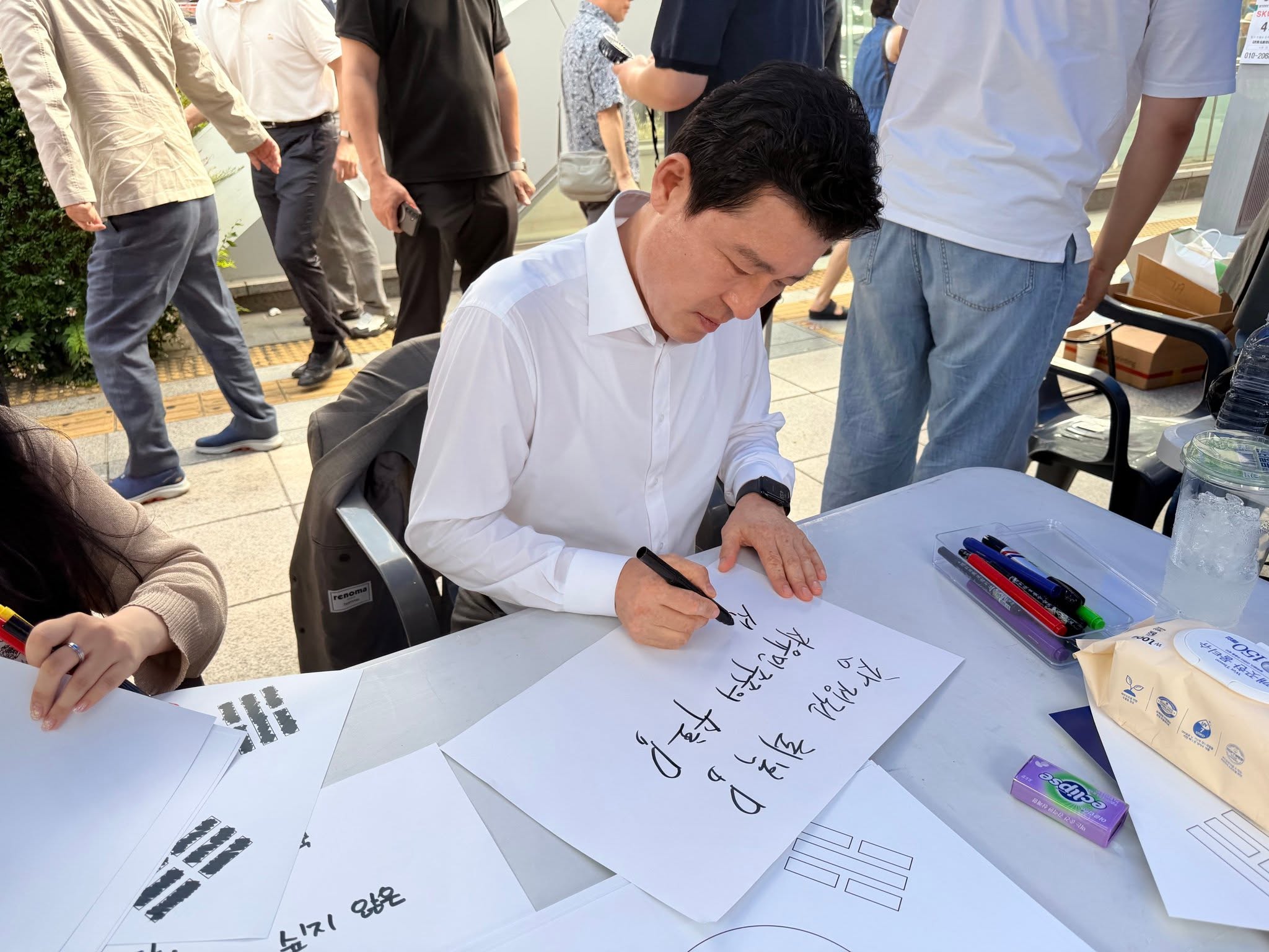 구자근 국회의원, 장동혁 당대표와 국민 참정권 수호 규탄대회 참석0